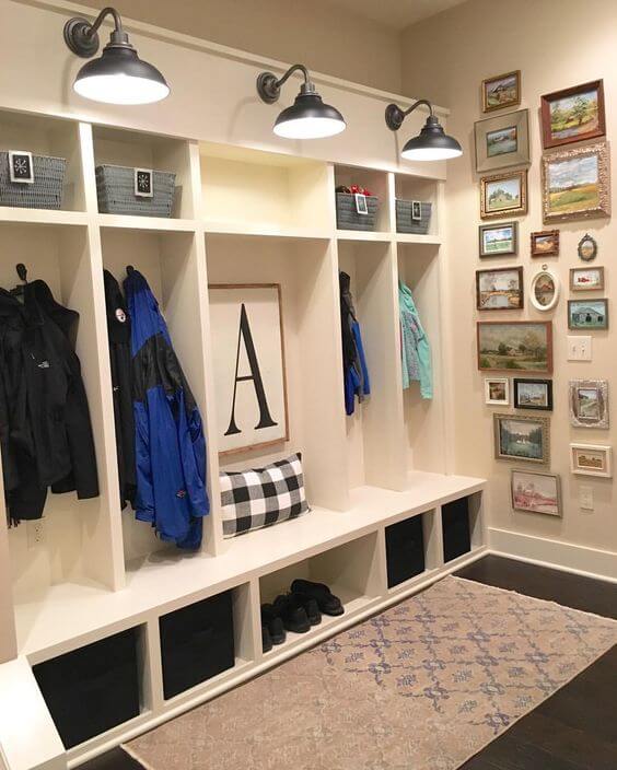 Mudroom Design in Virginia by Cyrus Construction